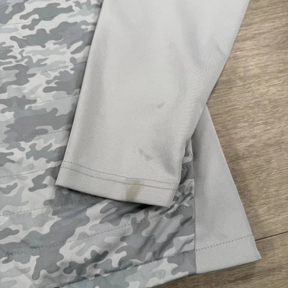 Peter Millar Camo Hyperlight Merge Hybrid Jacket Gray Full Zip Men's XL READ